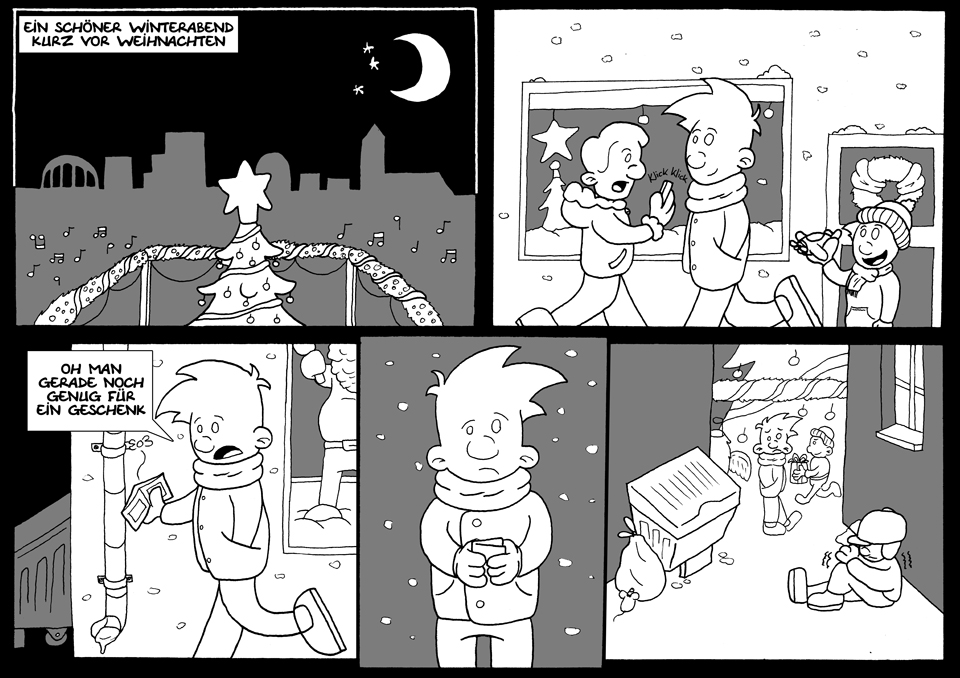 Comic: Atri- Weihnachtsgeschichte 1 von 2 1