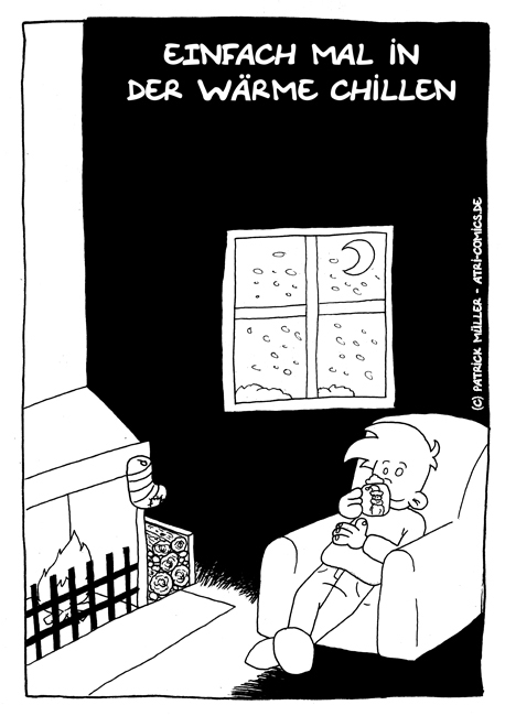 Cartoon: Winterzeit ist Kuschelzeit 1