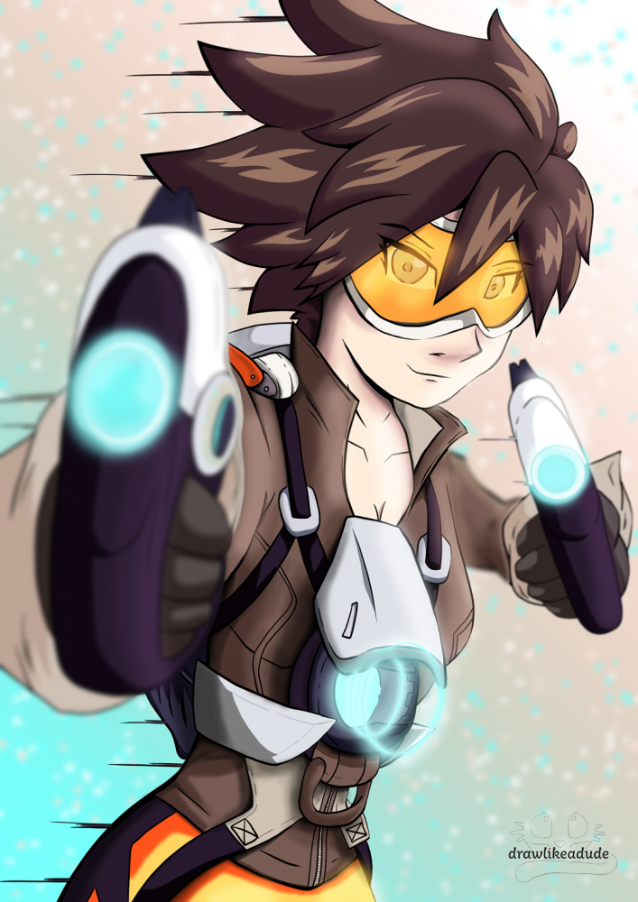 Illustration: Tracer Fanart - Toonsup