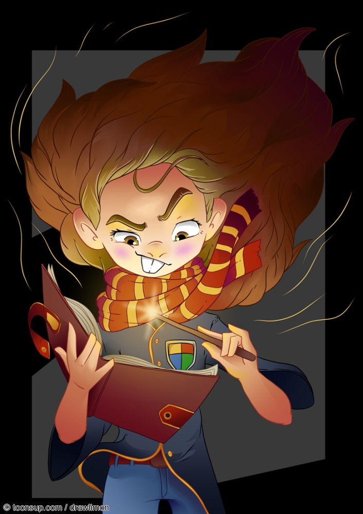 Illustration: Harry Potter Fanart - Hermine 1