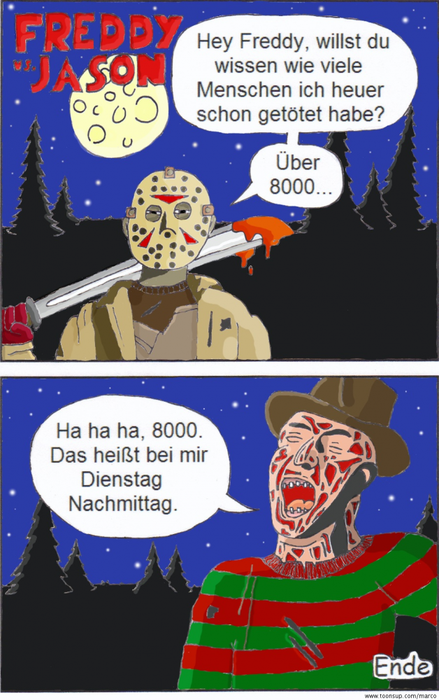 Comic: Freddy vs. Jason 1