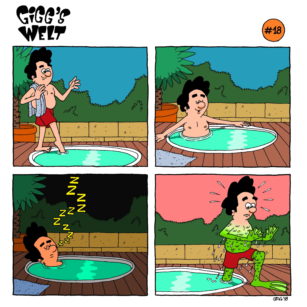 Comic: ein langes Bad 1