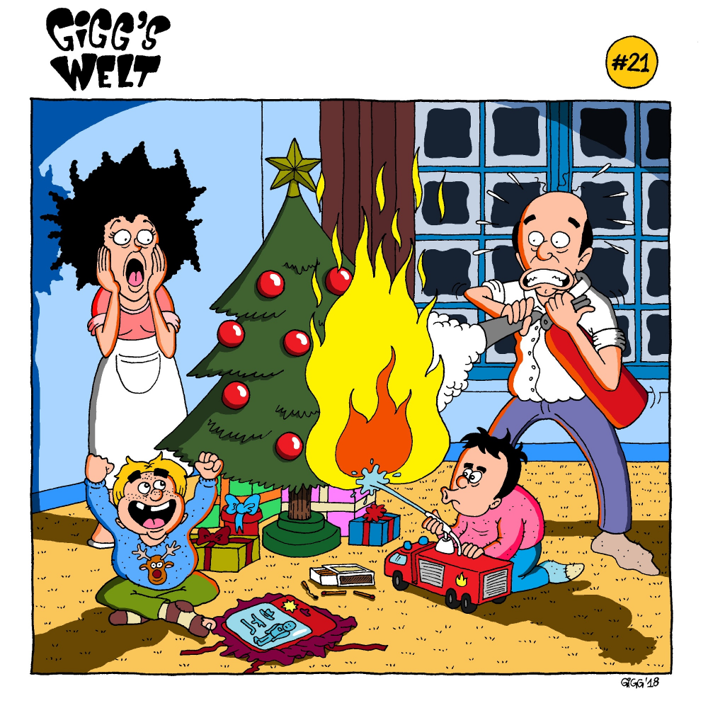 Cartoon: frohe Weihnachten 1