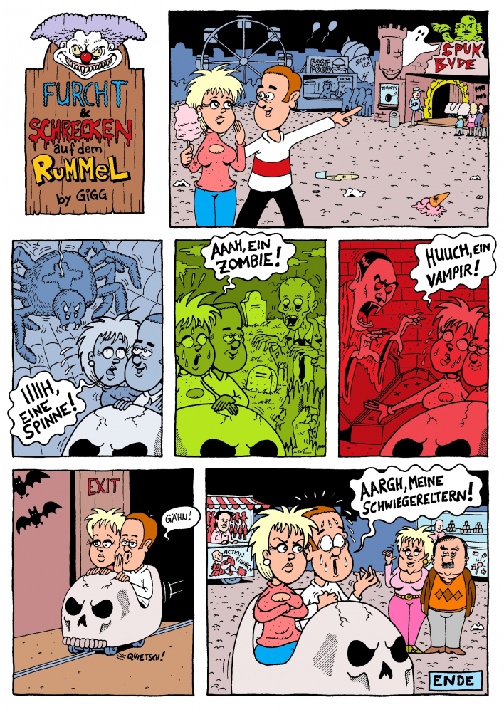 Comic: Furcht und Schrecken auf dem Rummel 1