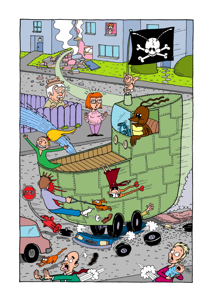 Cartoon: Schab-O-Mobil 1