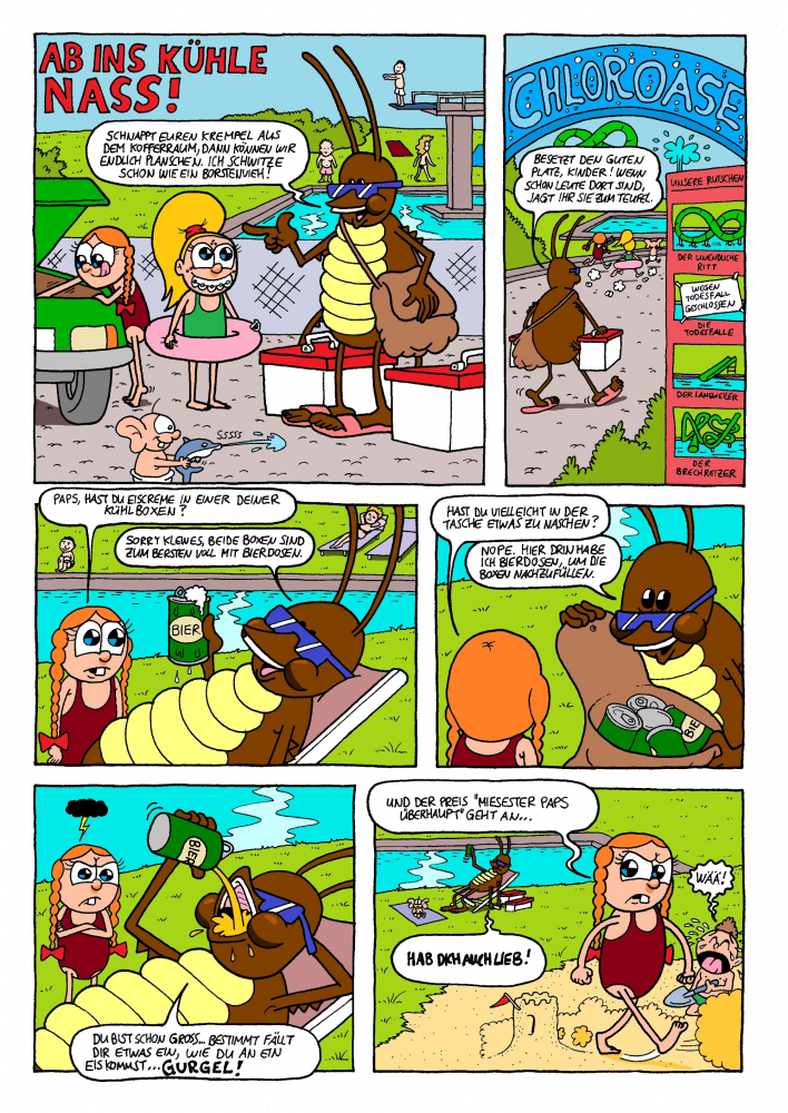 Comic: Ab ins kühle Nass 1