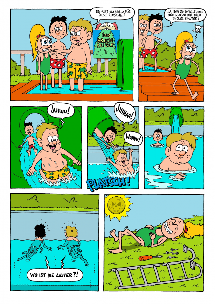 Comic: Ab ins kühle Nass 4