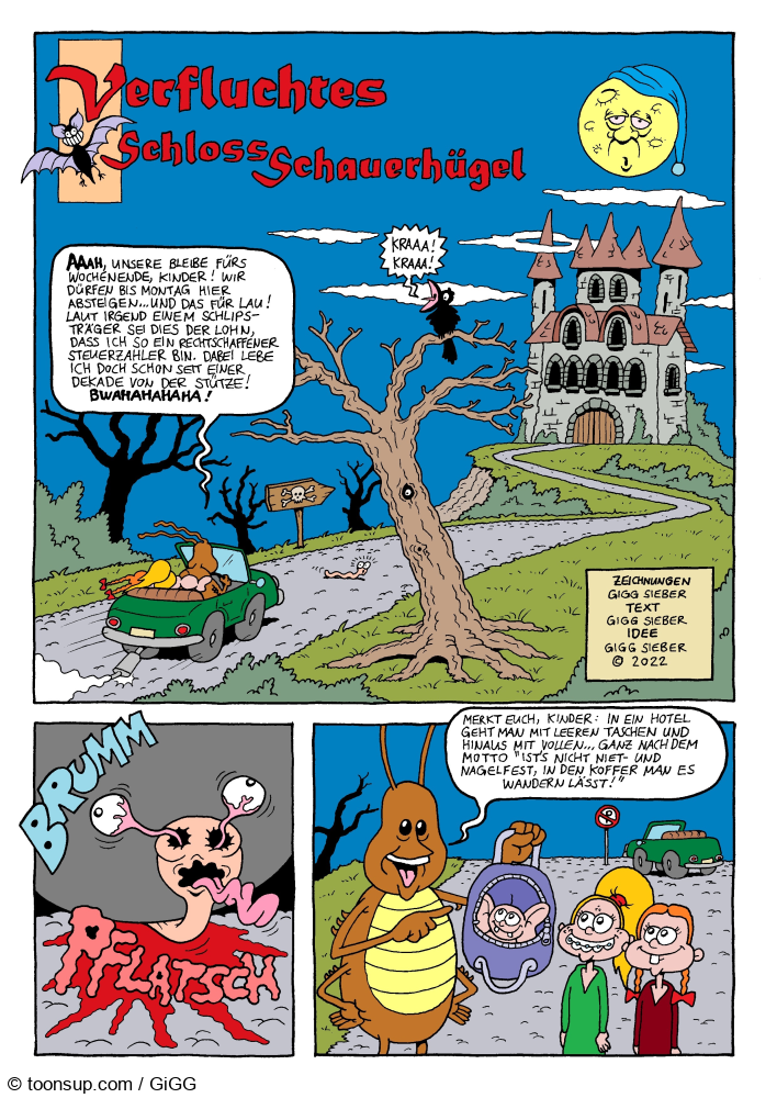 Comic: Verfluchtes Schloss Schauerhügel 3
