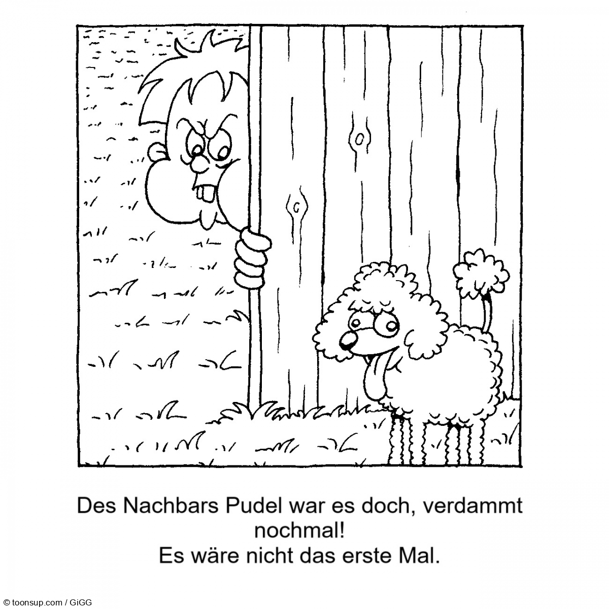 Cartoon: Rhy Ribler und der Nachbarshund 3
