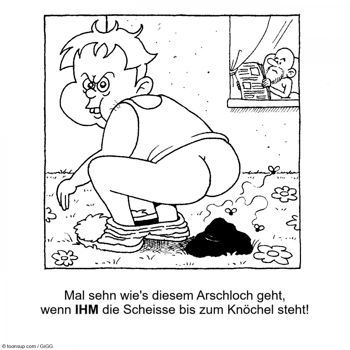 Cartoon: Rhy Ribler und der Nachbarshund 5