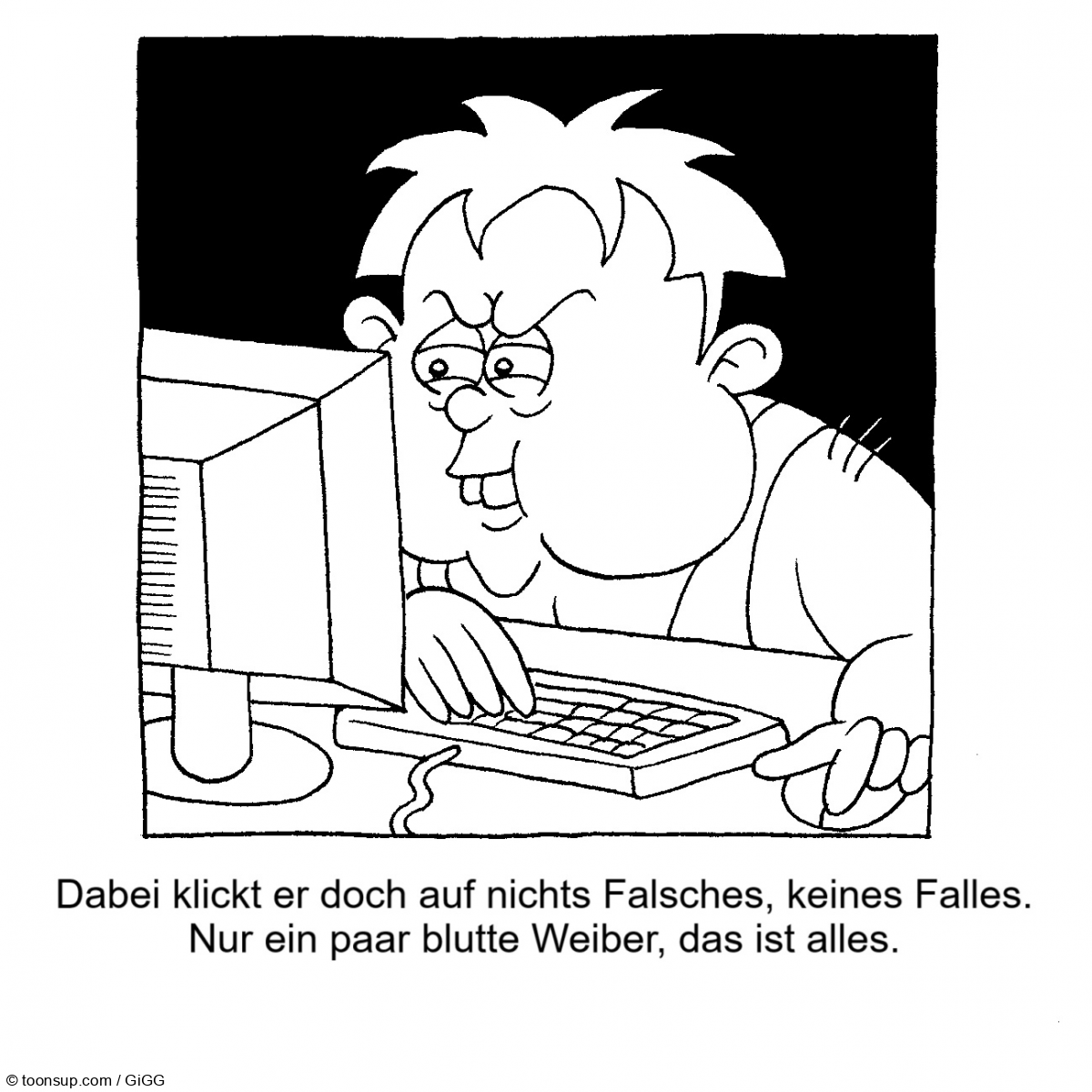 Cartoon: Rhy Ribler und der Computer 3