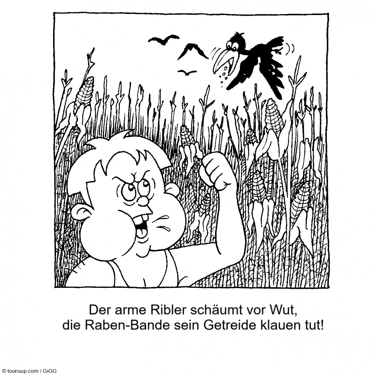 Cartoon: Rhy Ribler und die Raben-Bande 1