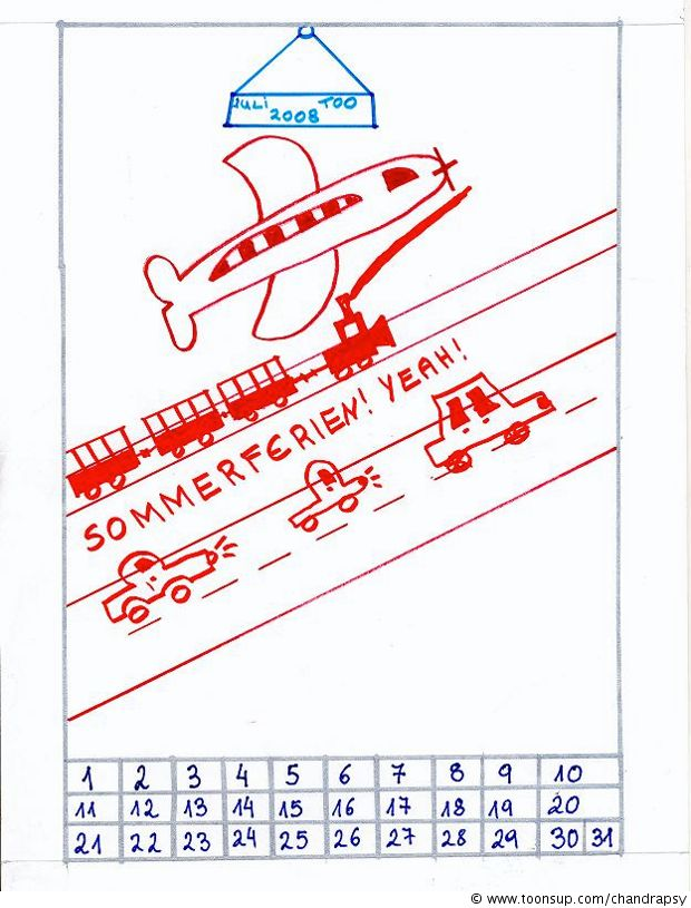 Concept Art / Character Design: Too Kalender Juli 2008 1
