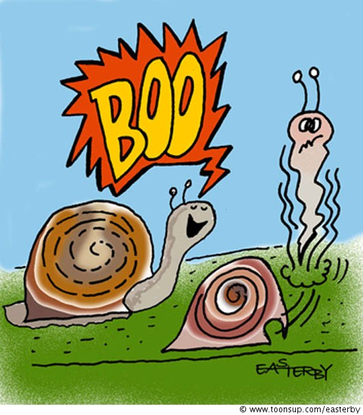 Cartoon: BOO SNAIL 1