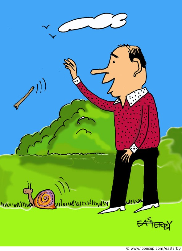 Cartoon: SNAIL DOG 1
