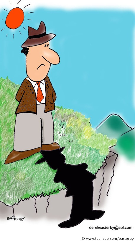 Cartoon: ME AND MY SHADOW 1