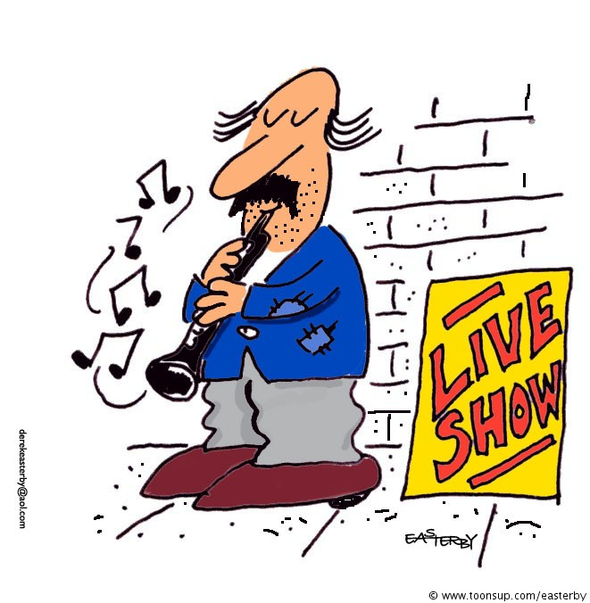 Cartoon: LIVE SHOW 1