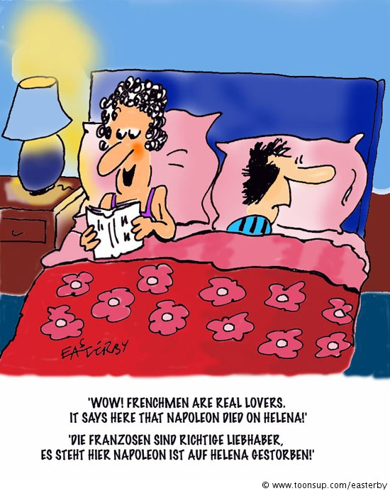 Cartoon: Lovers are french 1