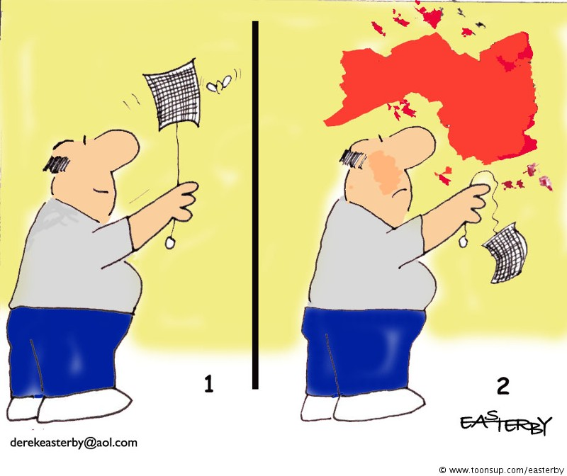 Cartoon: DEATH OF A FLY 1