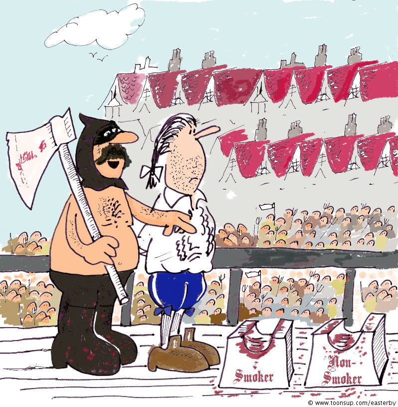 Cartoon: Smoke signals 13e 1