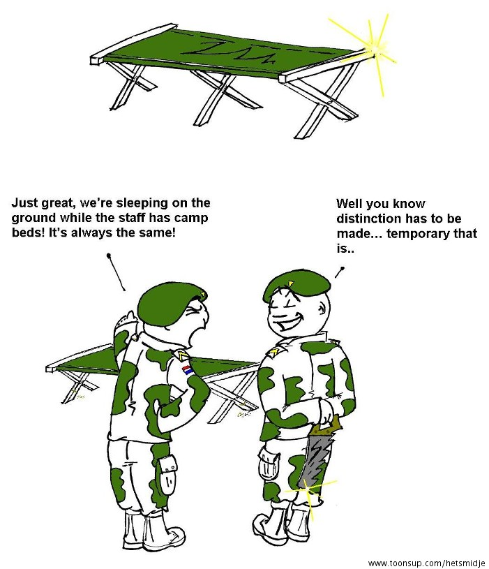 Comic: Camp beds 1