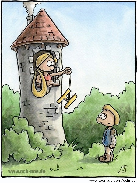 Cartoon: Rapunzel 1
