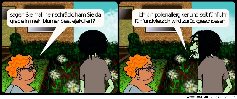 Cartoon: Biologische Kriegsführung 1