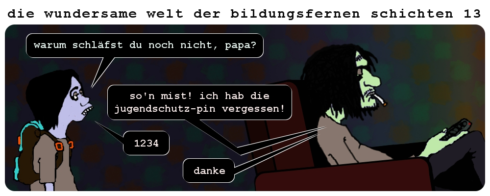 Comic: Die wundersame Welt der bildungsfernen Schichten 16