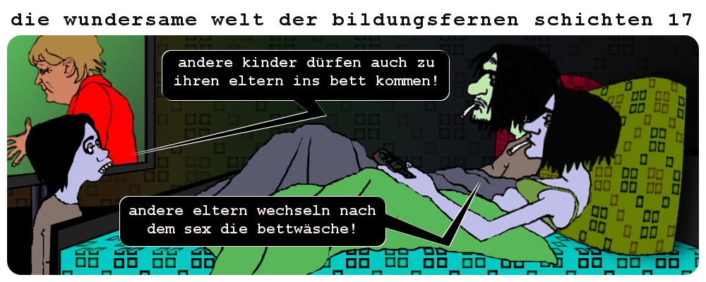 Comic: Die wundersame Welt der bildungsfernen Schichten 23