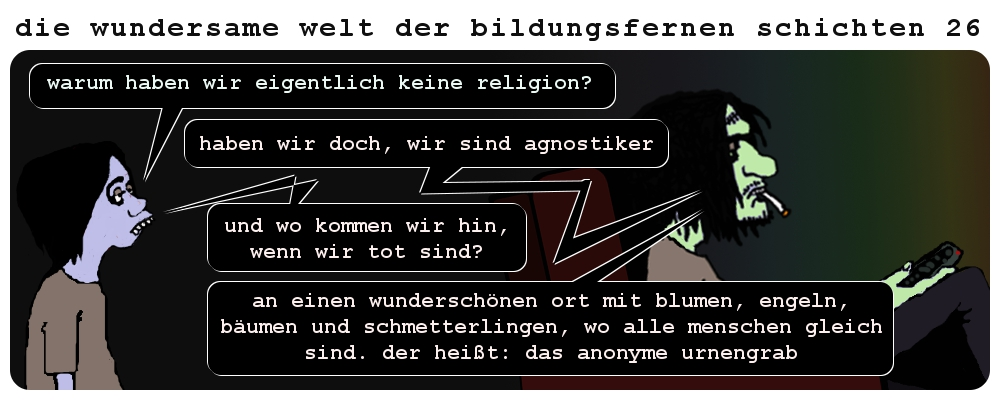 Comic: Die wundersame Welt der bildungsfernen Schichten 32