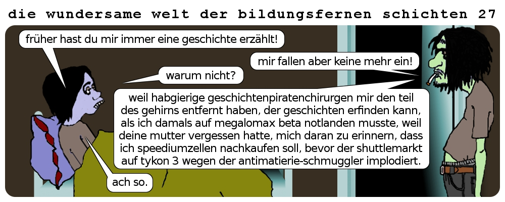Comic: Die wundersame Welt der bildungsfernen Schichten 33