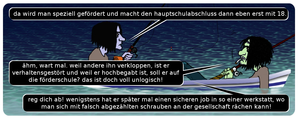 Comic: Die wundersame Welt der bildungsfernen Schichten 39
