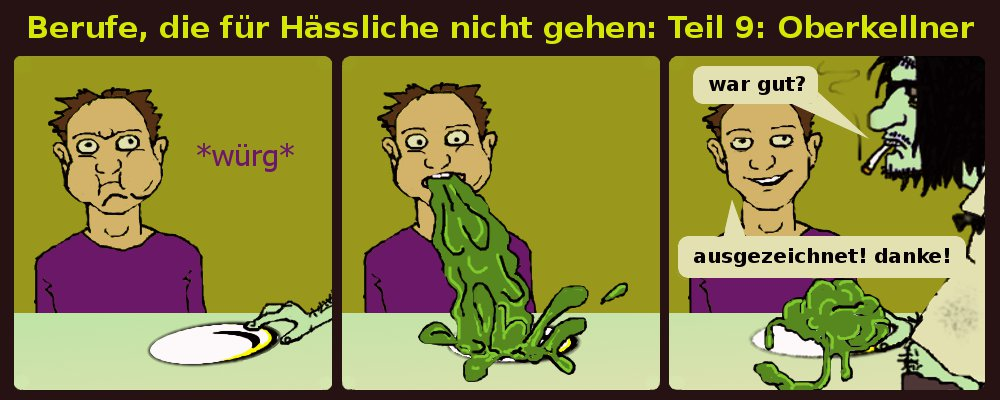 Comic: Berufe, die für Hässliche nicht gehen 9