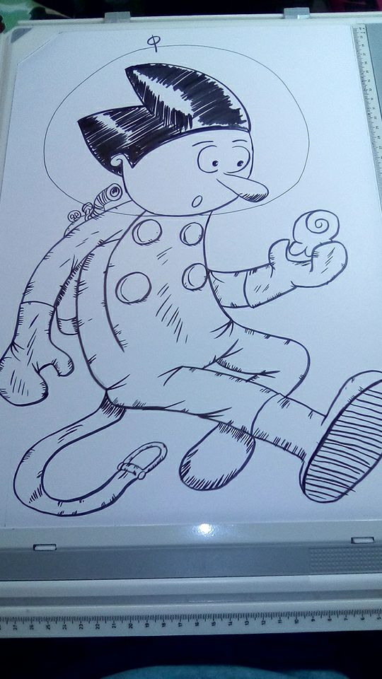 Concept Art / Character Design: der Held mal in Poster format 1