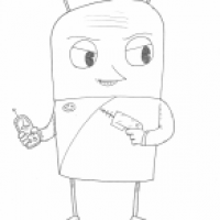 Inktober 03.10.2018 Marsianer