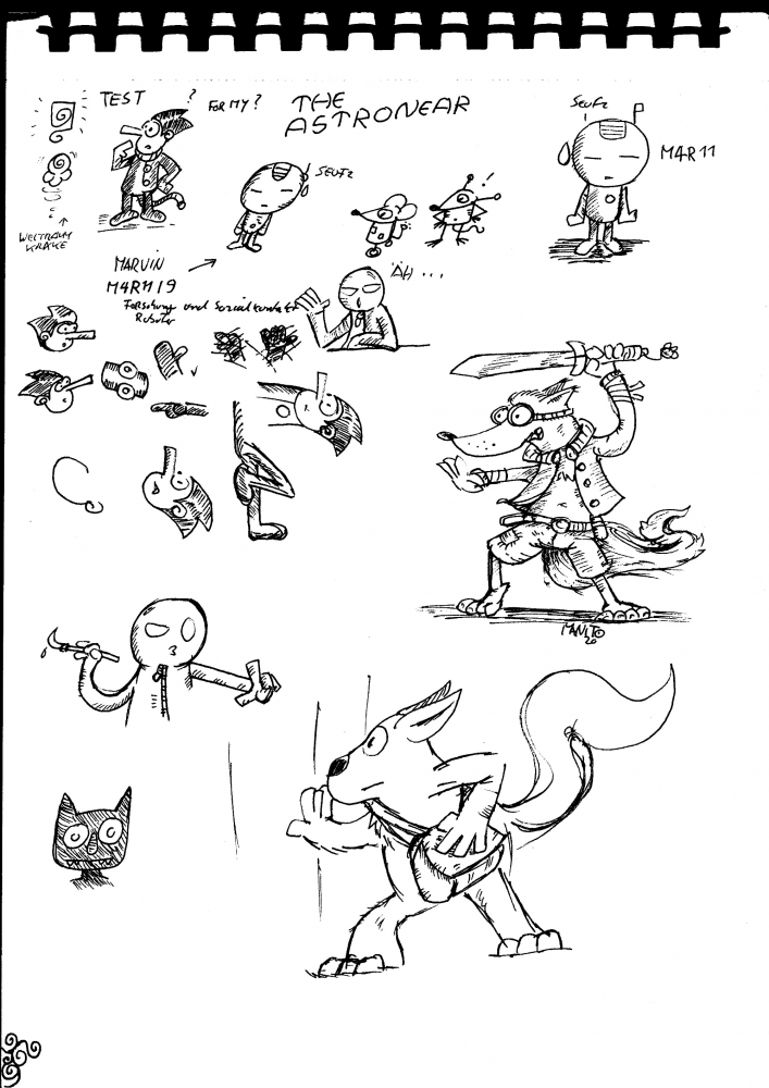 Concept Art / Character Design: Skribbel 1