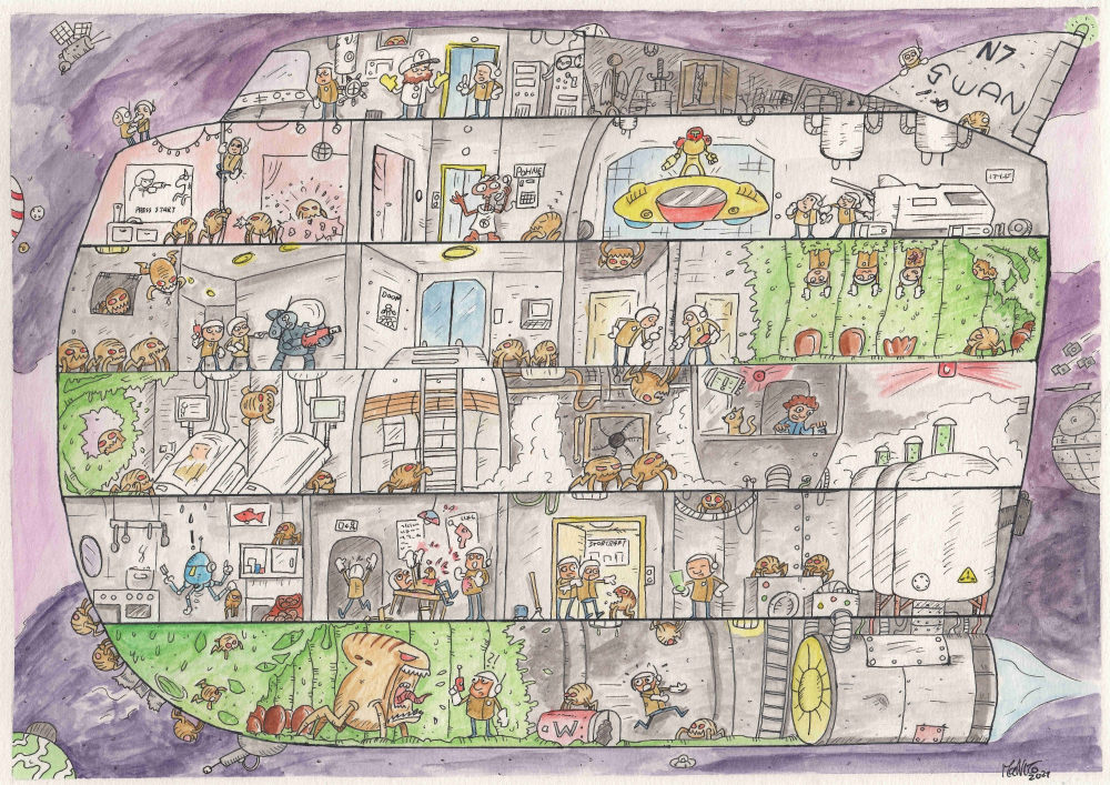Illustration: Space Invaders 1