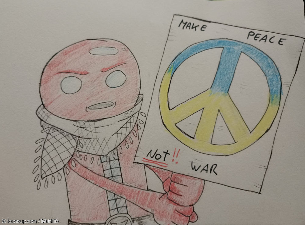 Photo: Make Peace, Not ! War 1