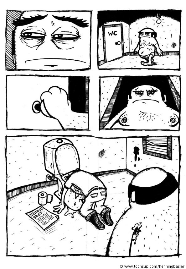 Comic: Frustrationsmann und Verzweifeltjunge 17
