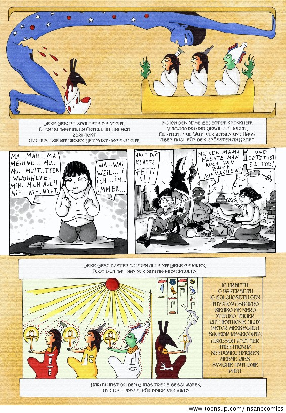 Comic: Seth Io Erbeth Komplettes Kapitel 1 - Die Geburt_ 4