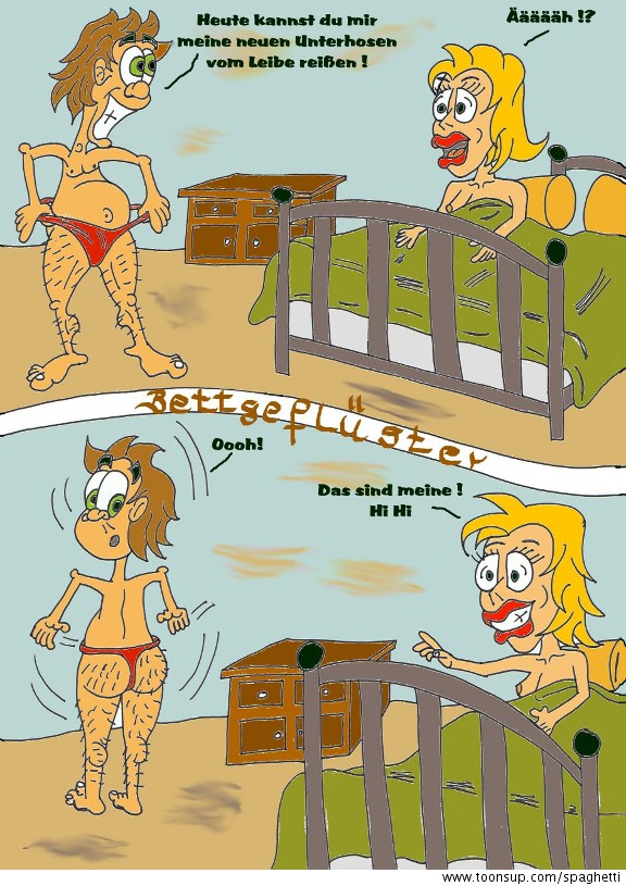 Cartoon: Bettgeflüster 3 1