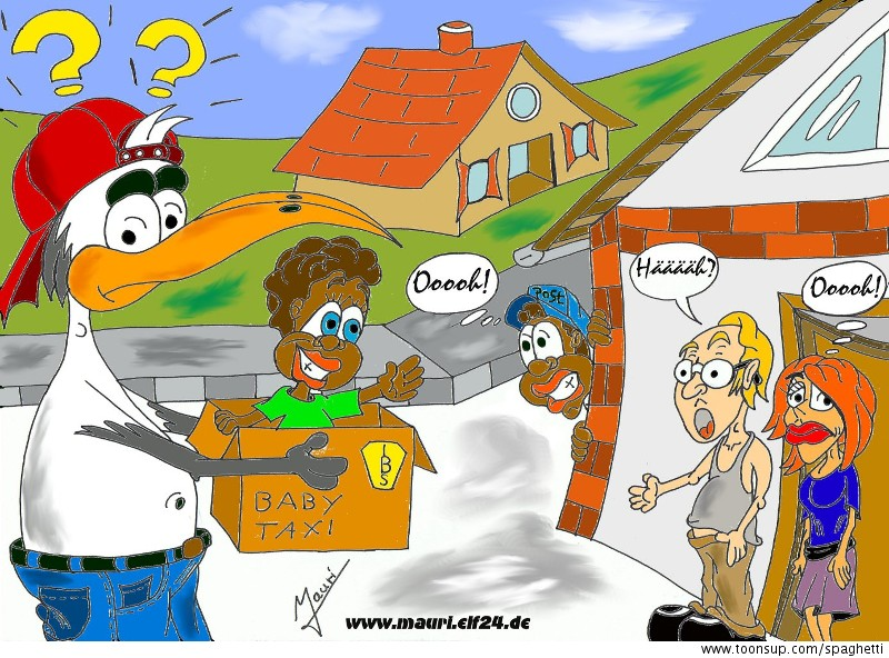 Cartoon: Die Lieferung 1