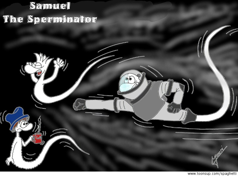 Cartoon: The Sperminator 1