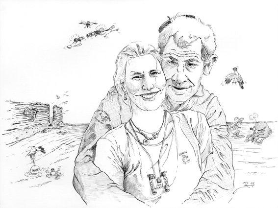 Karrikatur: Karli & Luc 1