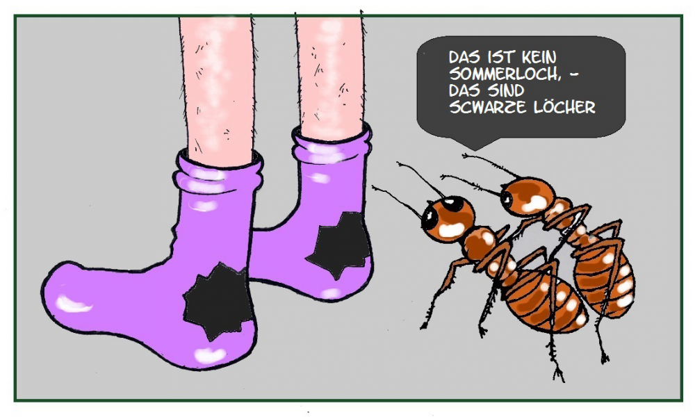 Cartoon: Schwarze Löcher 1