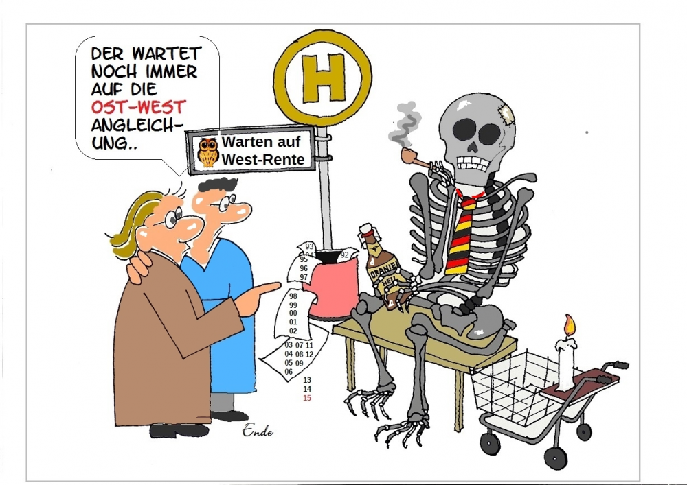 Cartoon: Wartezeit 1