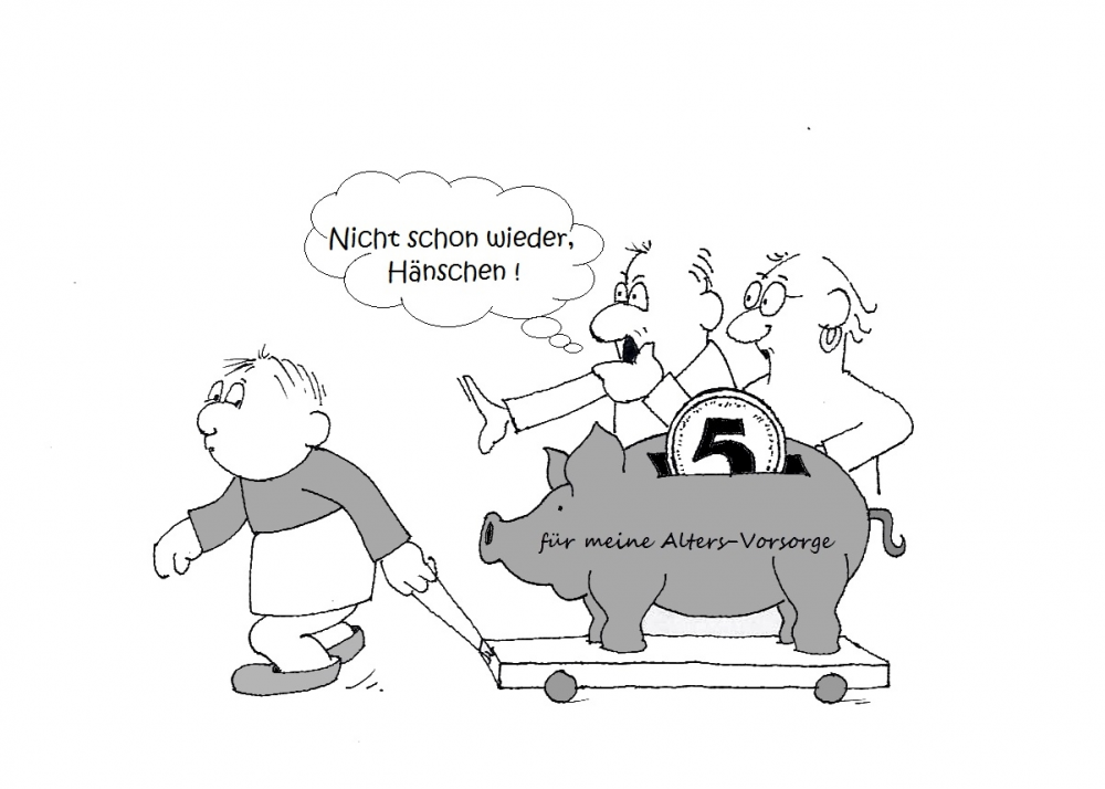Cartoon: Sparsamkeit 1