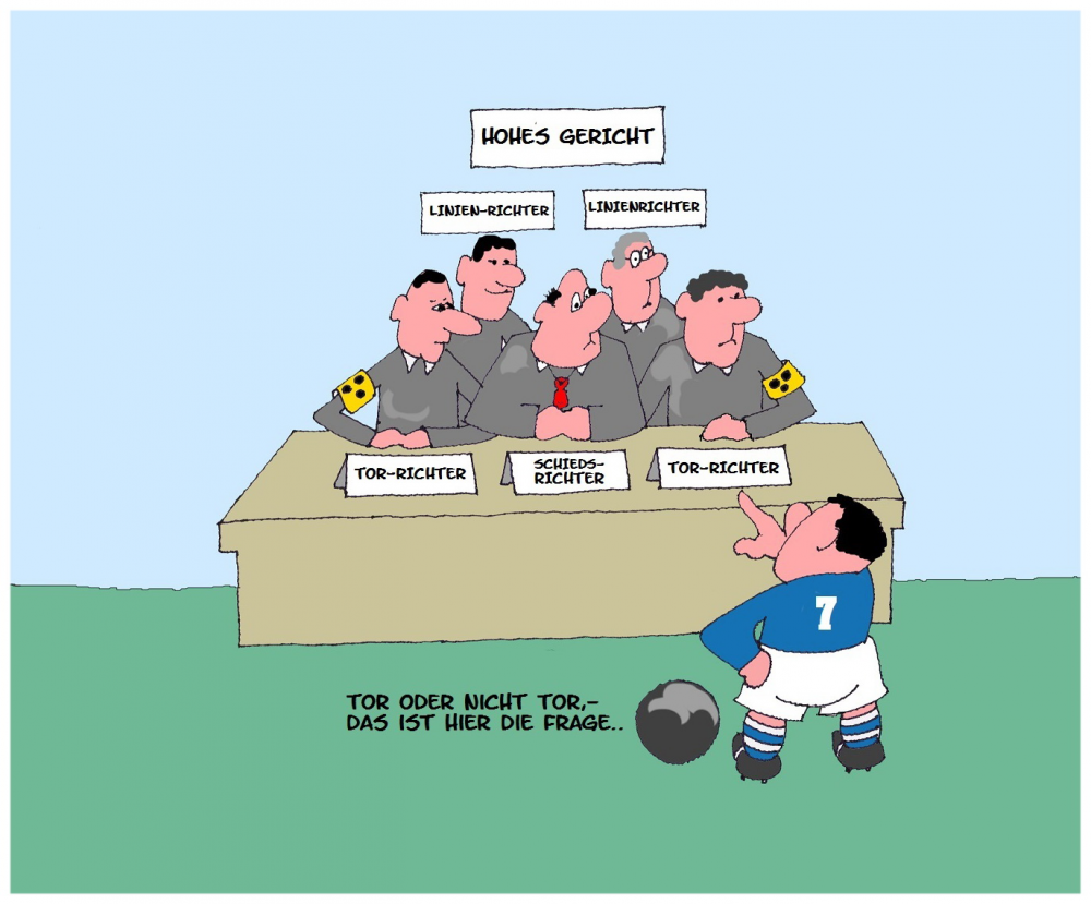 Cartoon: Hohes Gericht 1