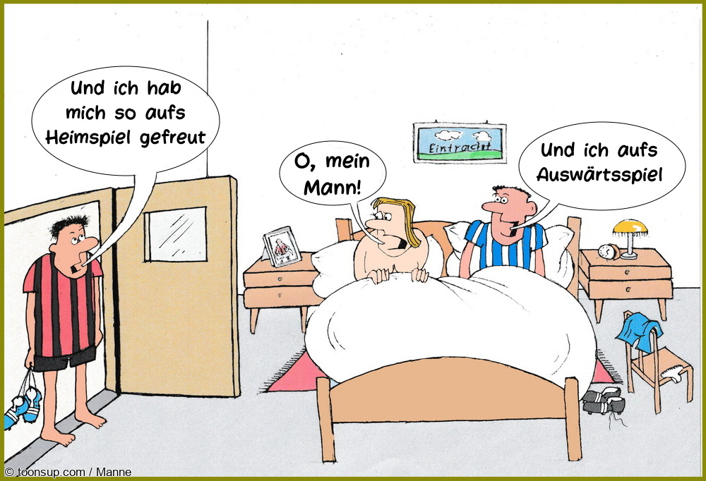 Cartoon: Heimspiel 1