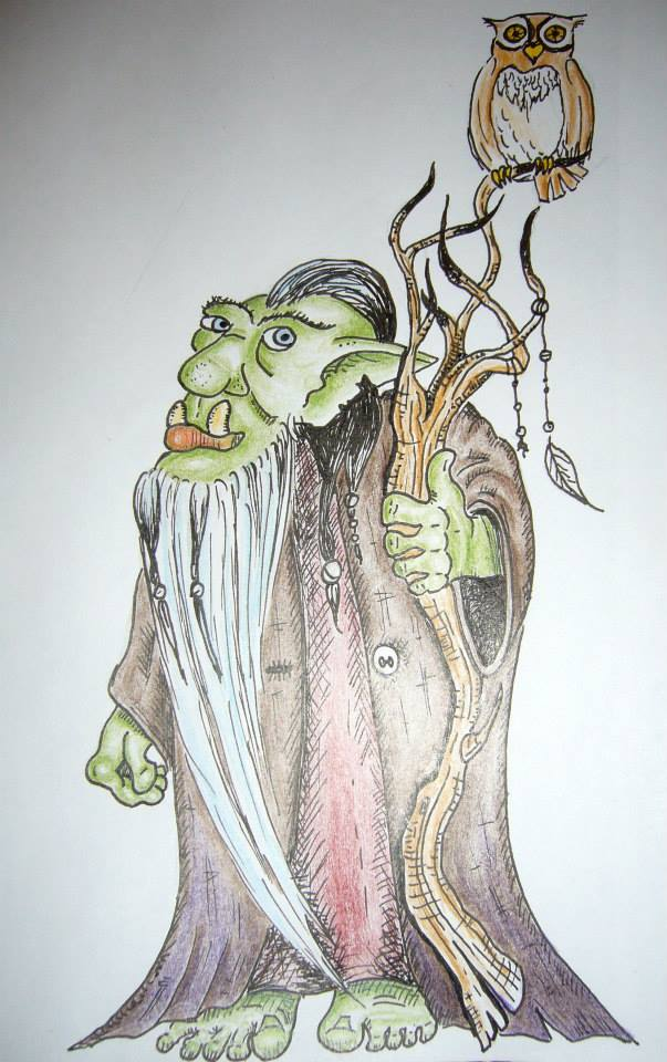 Concept Art / Character Design: Schamane 1